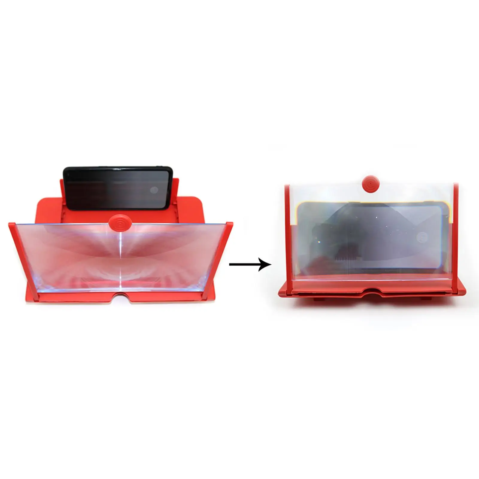Adjustable Mobile Phone Screen Magnifier Smartphone Magnifying Glass HD Stand for Video Amplifier Eyes Protection