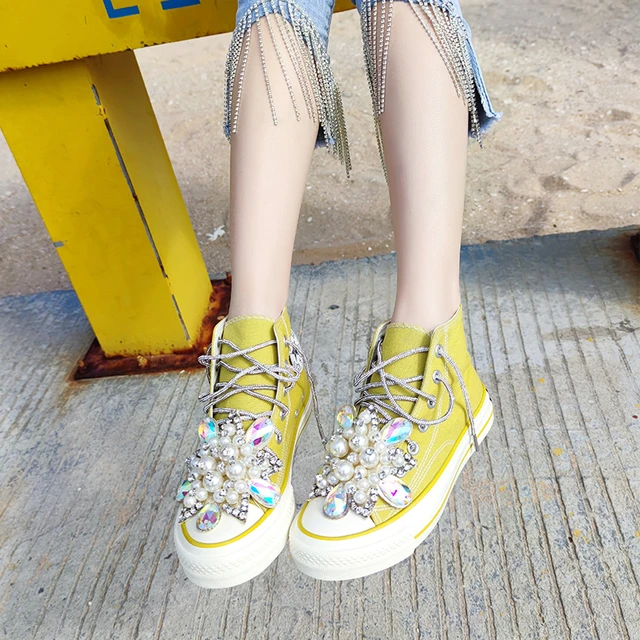 Sneakers alte colorate deals
