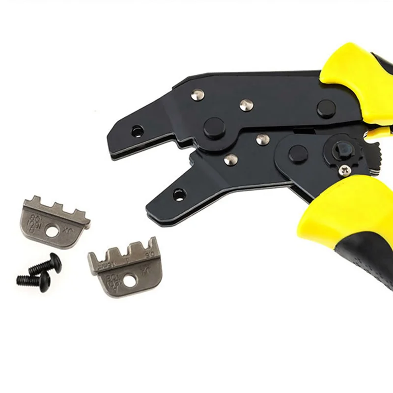 1 قطعة JX-1601 كماشة ضغط سلك السقاطة متعددة الوظائف كماشة ضغط سلك الربيع (أصفر + أسود)-ABYA