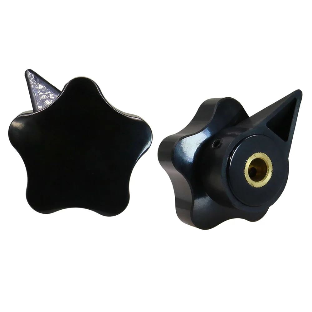 

Bakelite Five-star Indicator Knob Cam Style Control Knob with Position Indicator Adjusting Knob 6-8mm Bore for Machine Equipment