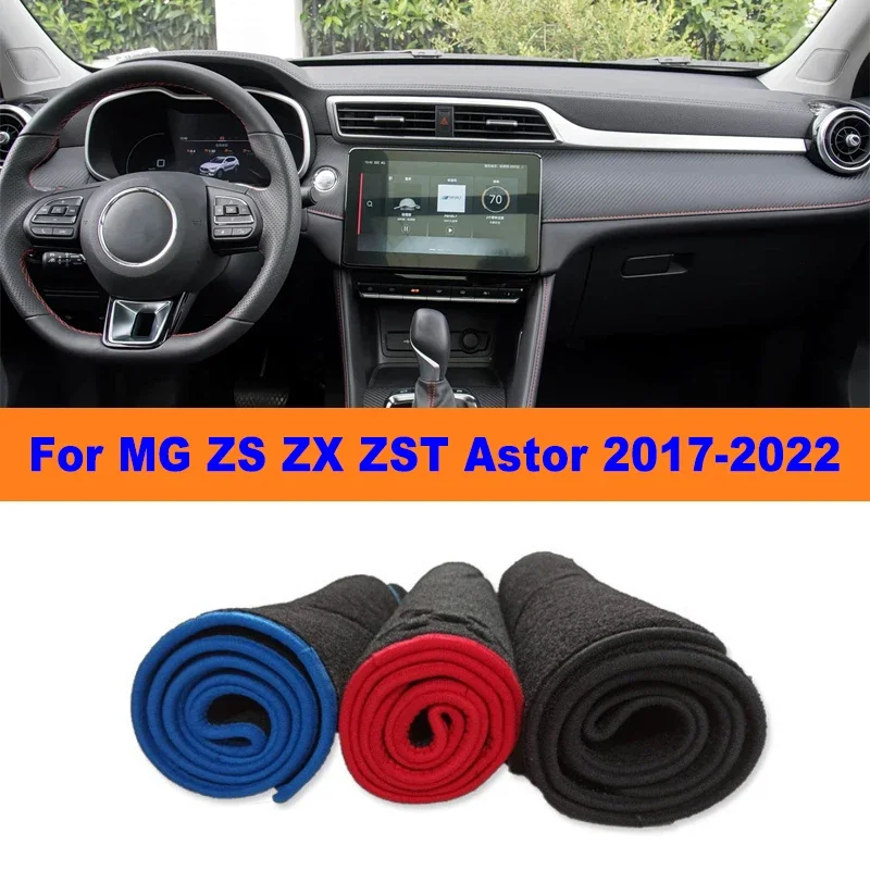 

Anti-Glare Dashboard Cover Dash Mat Non-Slip Sun Shade Pad Interior Protector For MG ZS ZX ZST Astor 2017-2022 Car Accessories