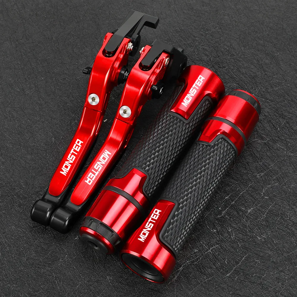 

For DUCATI MONSTER 950 Monster 937 2021 2022 2023 Motorcycle Folding Extendable Adjustable Clutch Brake Levers Handbar End Grips