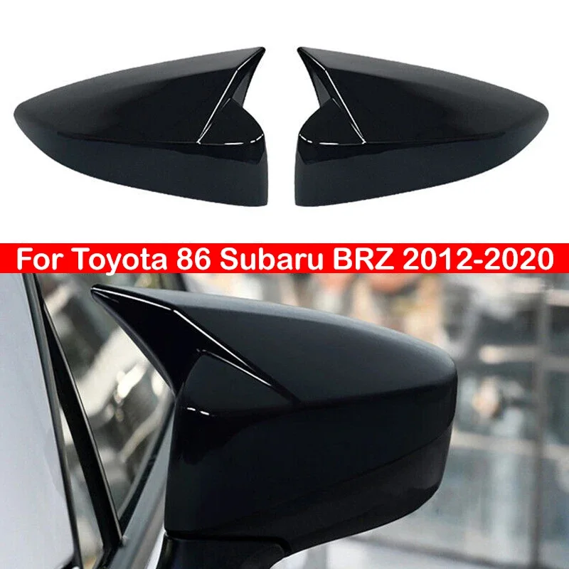 

For Toyota 86 Subaru BRZ 2012-2020 Car Rearview Side Mirror Cover Wing Cap Sticker Exterior Door Rear View Case Trim Carbon Auto