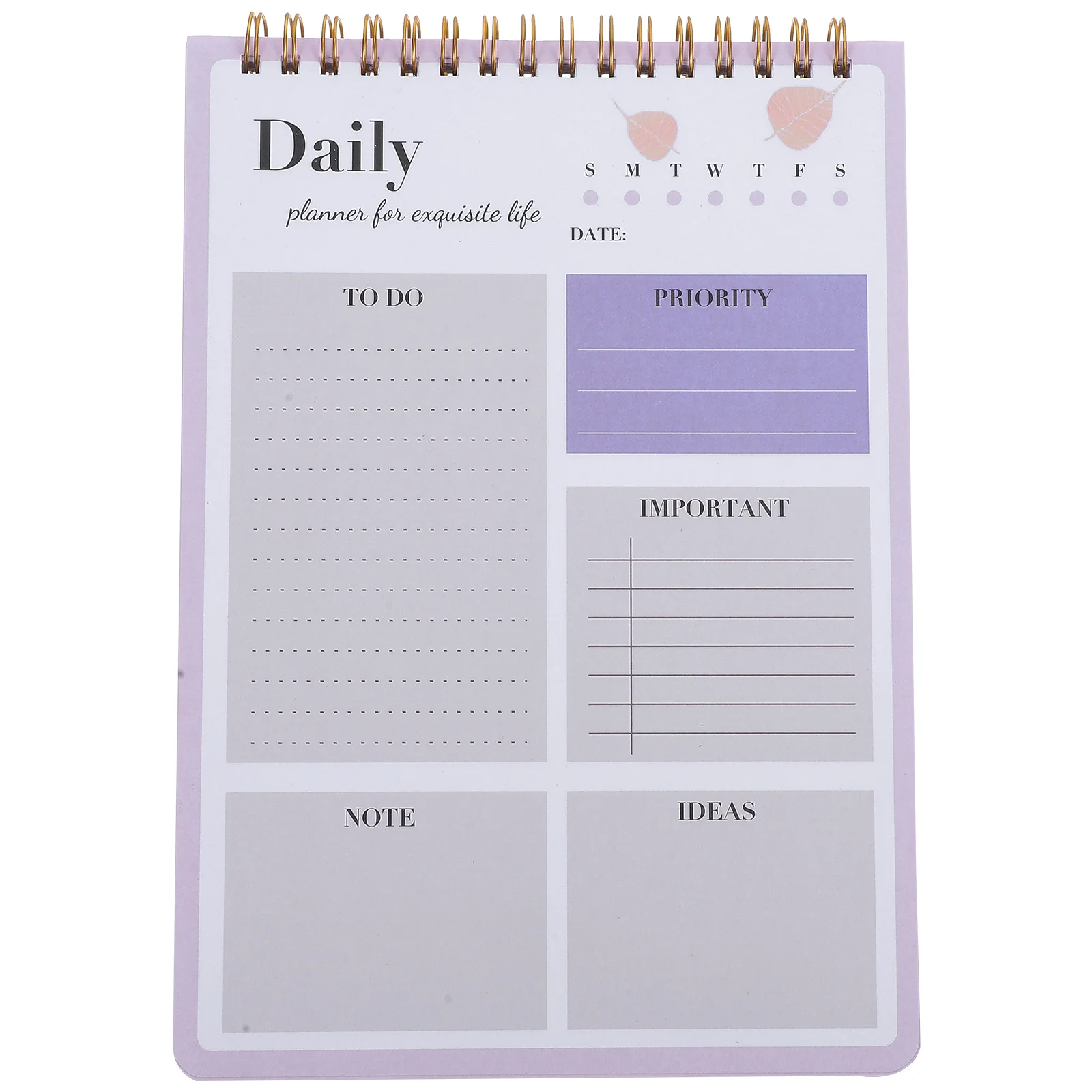 

Number Time Management Notepad Primary School Notebook Paper Weekly Planner Organization