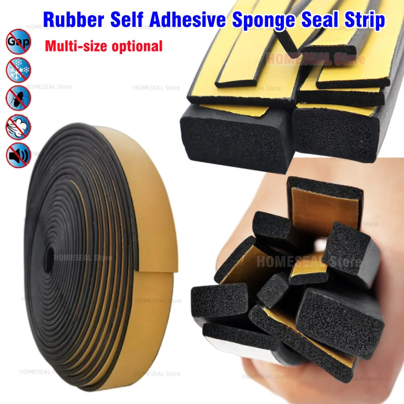 المطاط الذاتي لاصق الإسفنج ختم الشريط Width10-30mm سميكة 2-20 مللي متر واحد الوجهين لاصق إيفا الأسود رغوة المضادة للتصادم ختم طوقا