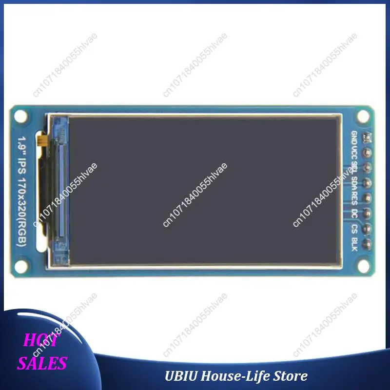 2Pcs 1.9Inch IPS Full Angle TFT Display Screen LCD Screen Color Display Module SPI Serial Port High-Definition 170X320-Best Sell