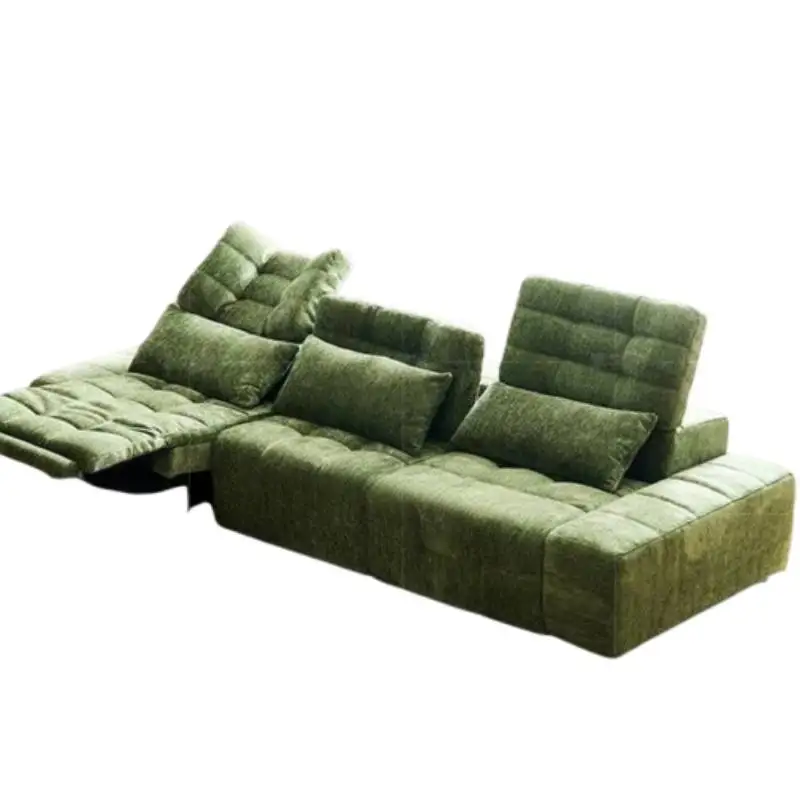 أريكة كرسي كهربائي للنوم باللون الأخضر بتصميم فاخر لغرفة المعيشة أريكة كرسي كهربائي حديث أثاث منزلي من Woonkamerbanken #6