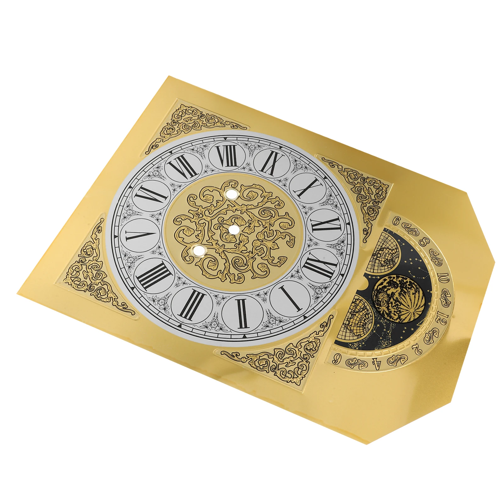 

Clock Movement Quartz Metal Arabic Numerals Dial Replacement Parts DIY Wall Clock Dials Home Decor Elegant Numeric Discs Stylish