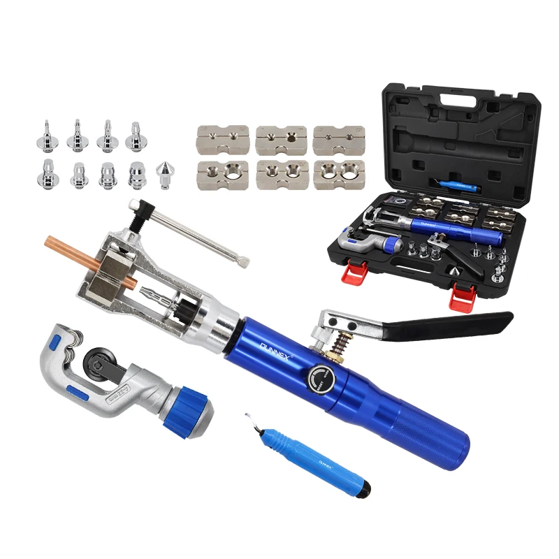 CT-400 Automotive Hydraulic Tube Expanding Tool Set  Air Conditioning Copper Tube Flaring Tool Refrigeration Tool Flaring Kit