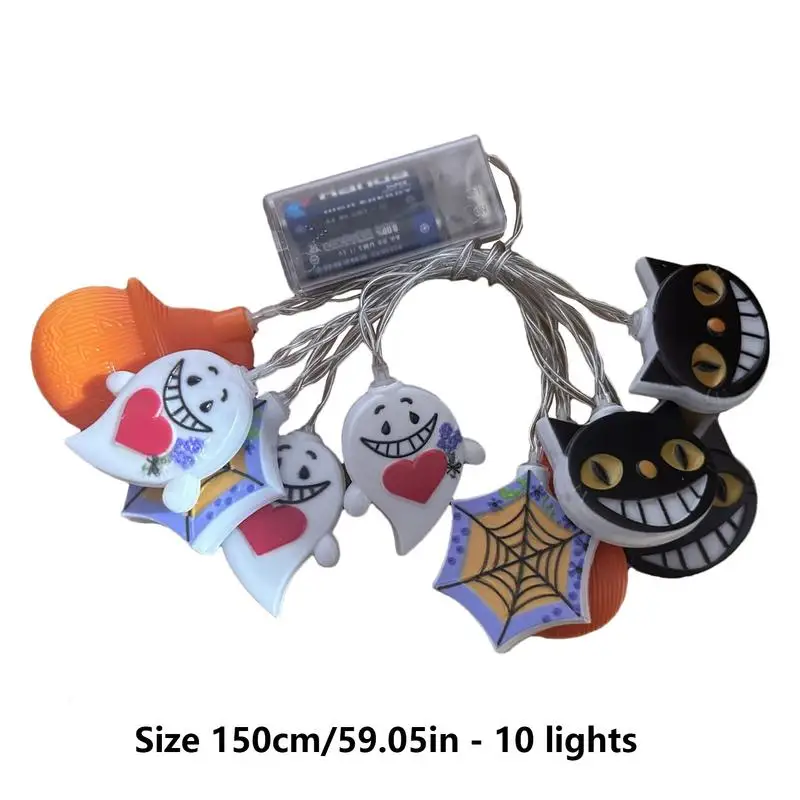 Halloween Lichterkette Halloween LED Lichterkette Urlaub Dekoration Lichter batterie betrieben für Ferienhaus Dekoration