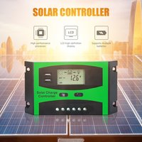 Solar Charge Controller 30A 40A 50A 60A 80A 100A LCD Display 12V 24V AUTO Dual USB Solar Charge And Discharge Controller