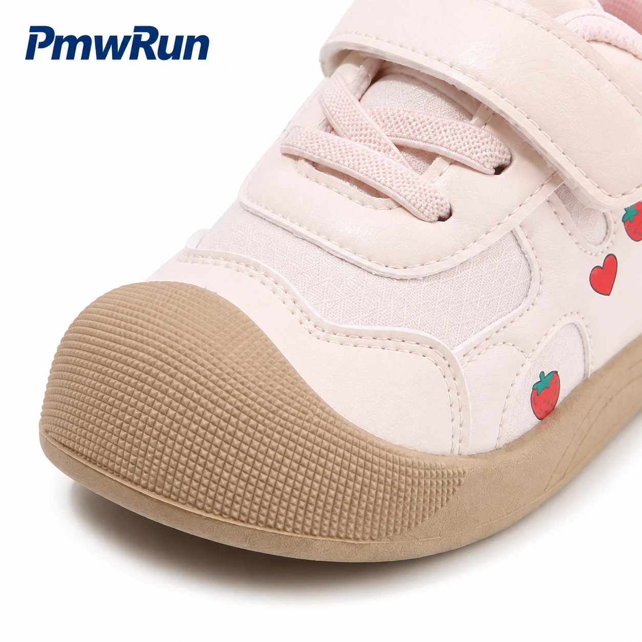 PU Leather Sport Shoes For Children Trend Fashion Autumn Sneakers For Kids Ergonomics Anti-slippery Boy's Girl Running Footwear