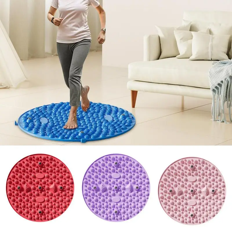 

TPE Magnetic Foot Massage Pad Stimulates Acupoints Presses Fingertips Circular Massage Pad Jogging Pad