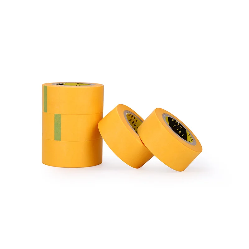 15-meter small roll core, masking paper and paper tape, 7 rolls or 5 rolls packaging, spray paint DIY masking paper tape for dec