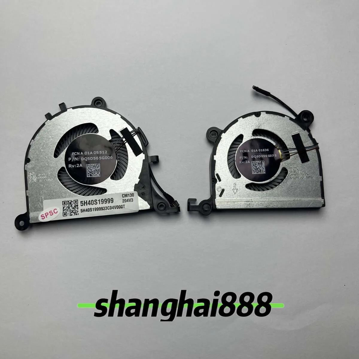 New For Lenovo Yoga Slim 7-14ARE05 7-14IIL05 7-14ITL05 CPU GPU Cooling fan