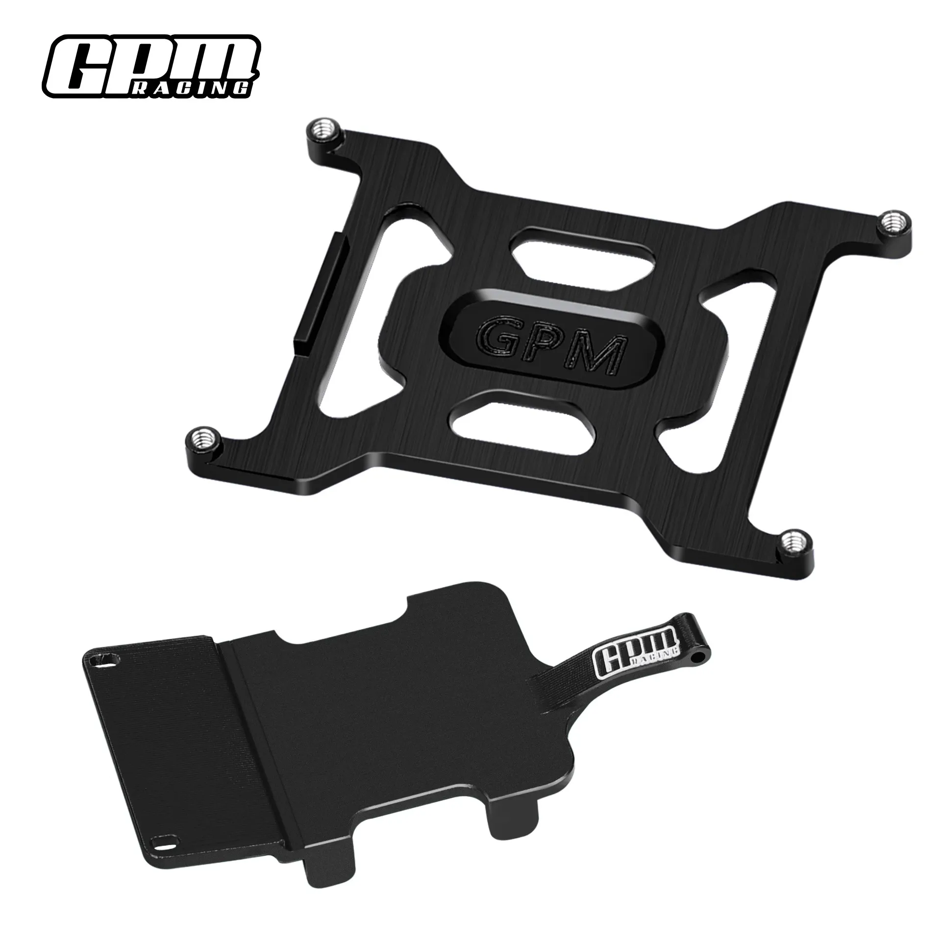 GPM upgrade part LOSI 1/24 Micro-B aluminum alloy 7075 battery fixing bracket+ESC and receiver bracket