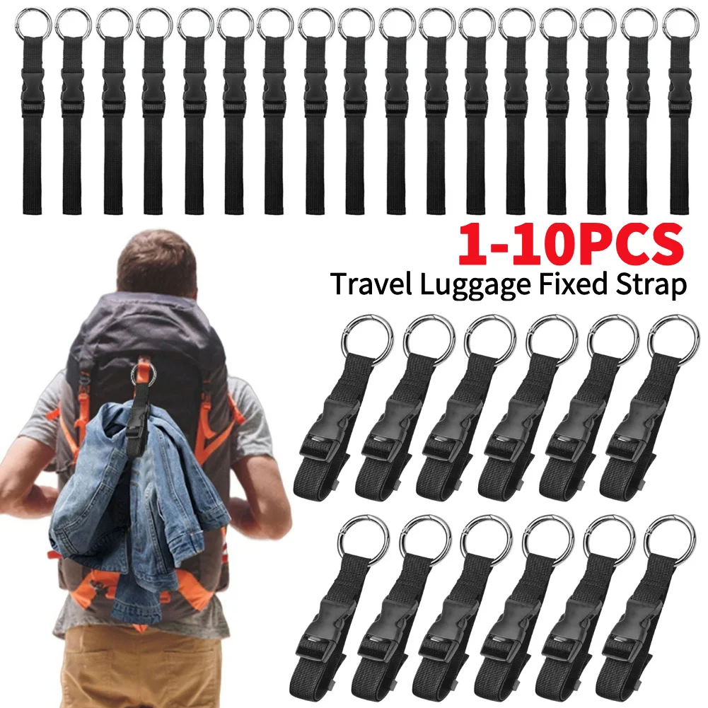

Travel Luggage Fixed Strap Backpack External Strap Portable Strap With Release Buckle Add-A-Bag Luggage Strap Belt Jacket Holder