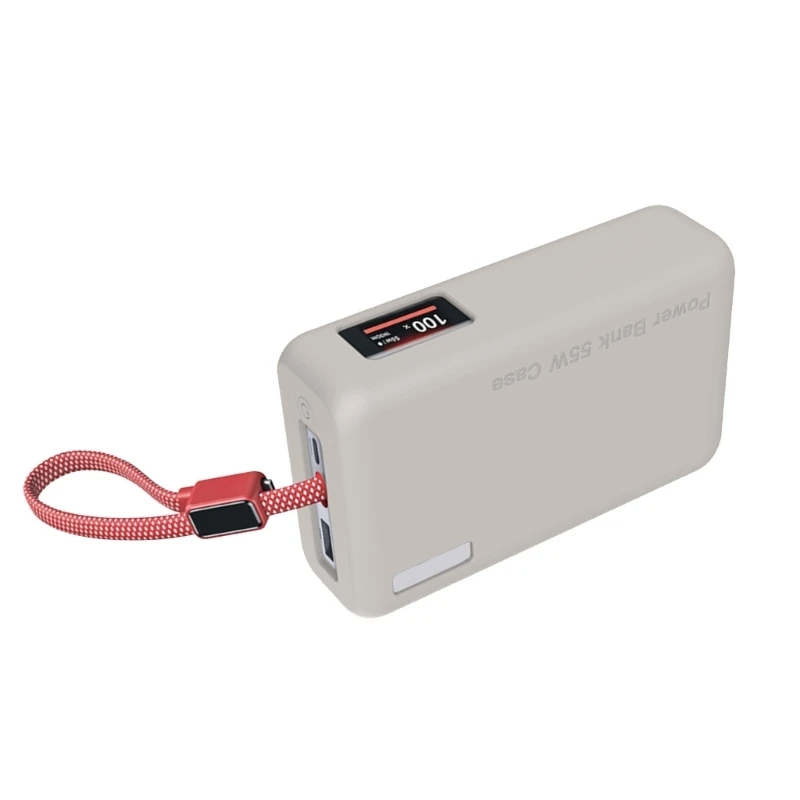 Schreibtischlade-Powerbank-Hülle für 20000 mAh 55 W PB545 Powerbank, Silikonhülle mit weichem Griffflächenpolster 55KC – Detail 1
