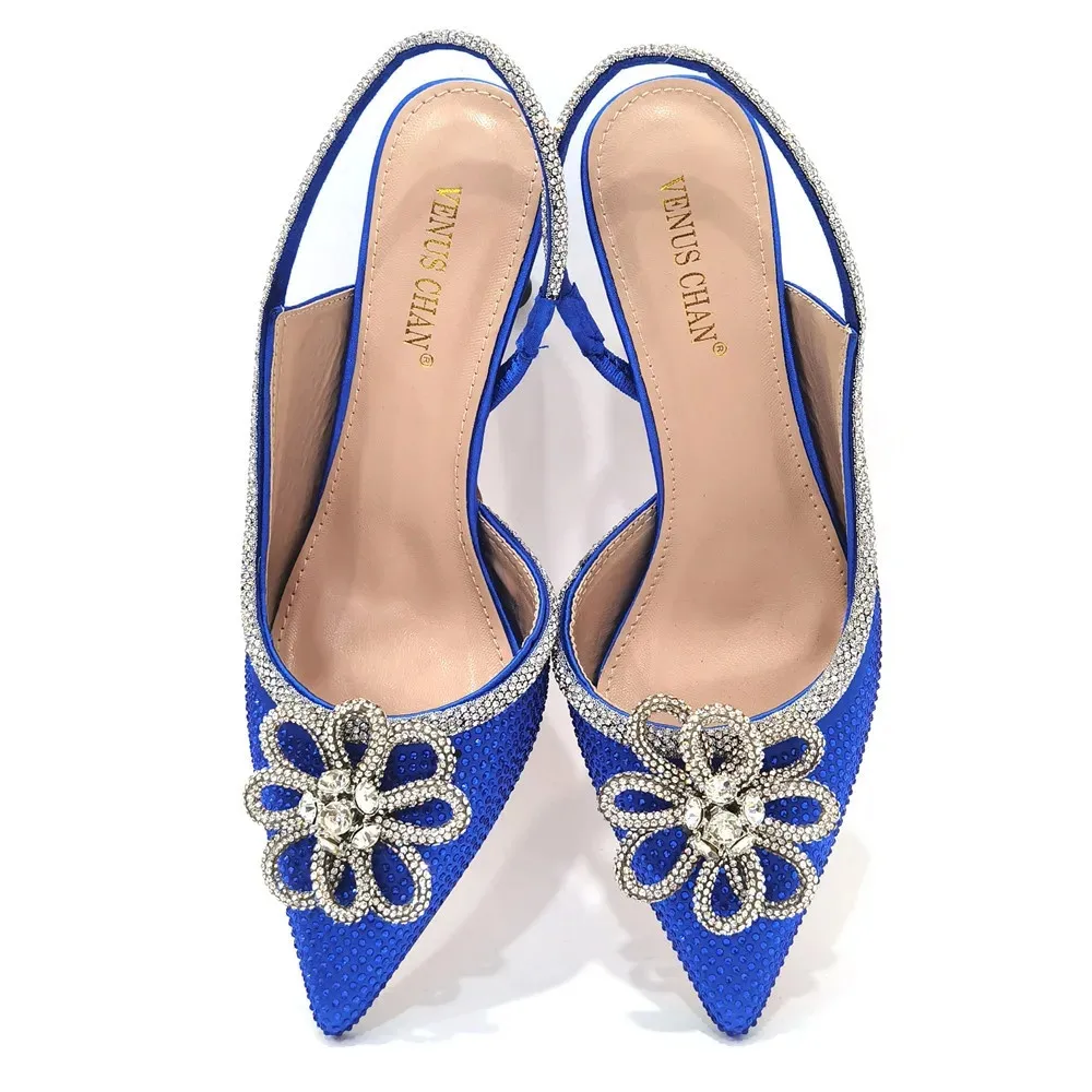 Neue spitze Damenschuhe und Sandalen, luxuriöse Designer-Sandalen mit hohen Absätzen für Hochzeiten, nigerianische Damenschuhe für Partys – Detail 16