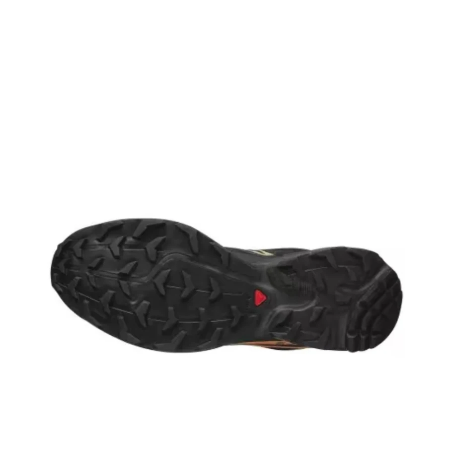 Salomon XT-6 EXPANSE: Casual, Stylish, Stable, and Comfortable Low-Top Outdoor Running Shoes (Unisex) - Black/Orange  L47445700