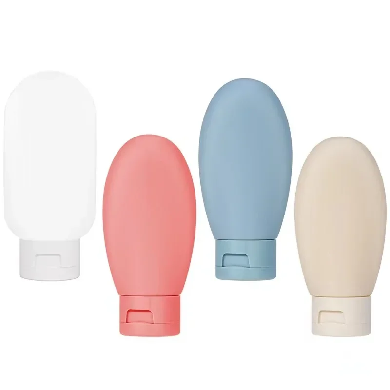 4 Teile/satz Nachfüllbare Flasche 60 ml Weiche Lotion Behälter Squeeze Tube Leere Flasche Tragbare Reise Shampoo Flasche