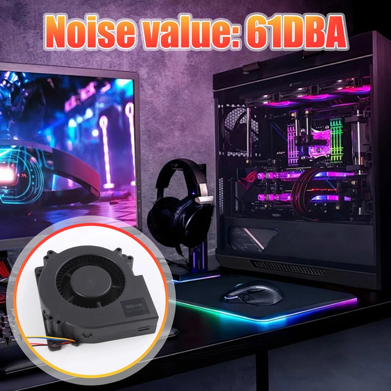 더블 볼 베어링 냉각 송풍기 선풍기, PWM 기능, X1, P1 용, 12032 DC 12V, 4 핀