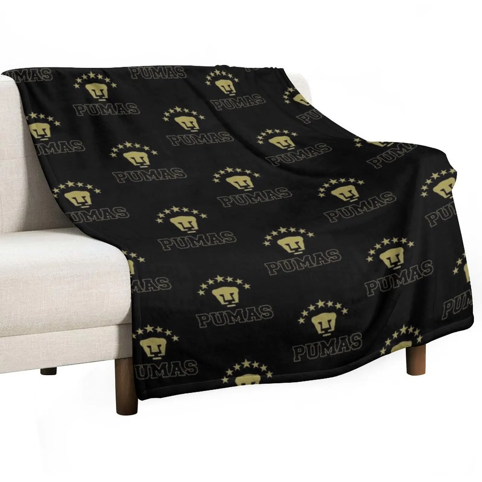 Pumas Unam - Mexican Soccer Team Family Gifts Throw Blanket Giant Sofa Hair Cute Quilt Sofa Throw halloween Blankets