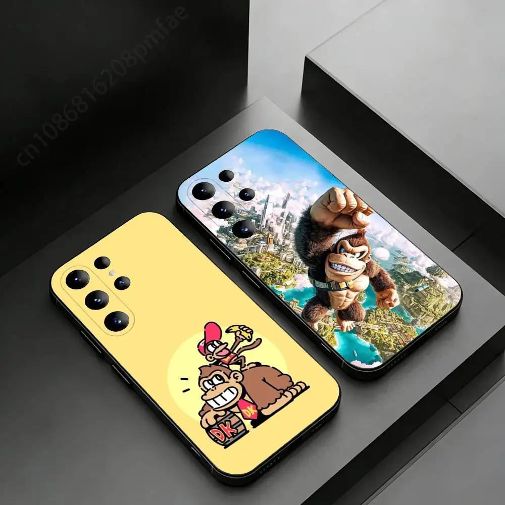 

Game D-Donkey Kong Monkey Phone case for Samsung Galaxy S24,25,26,23 22,21,S20 Plus Ultra FE soft fundas cases