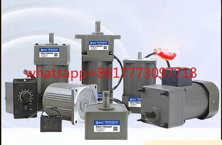 

Single-phase gear reducer motor integrated hard tooth surface conveyor belt speed regulation motor 220v speed ratio full