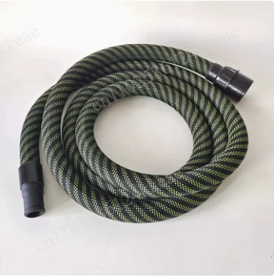 Dry mill electric grinding head hose fittings universal anti-static snake skin vacuum pipe dust collector tube