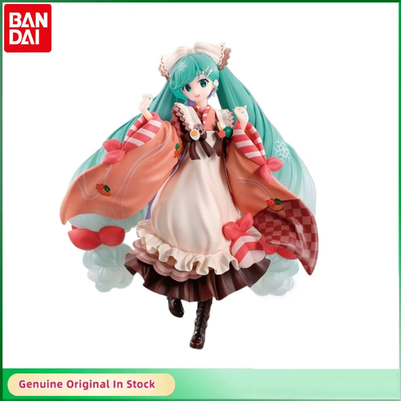 

Bandai ICHIBANKUJI Second Season MIKU 2024 Snow Miku Anime Action Figure Desktop Ornaments Cartoon Figures Model Toys Gift