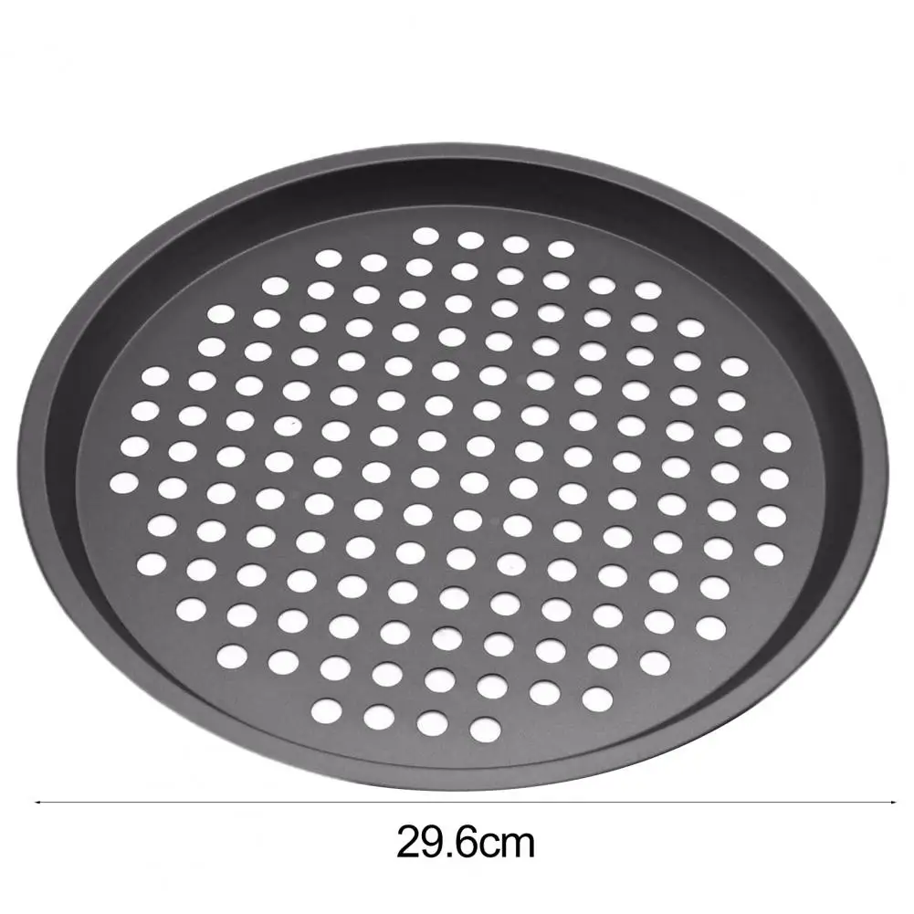 Pizza Tray Quick Thermal Conductivity Baking Pan Circular Punching 12 Inch Pie Cake Toasting Mold Baking Pan Tool Baking