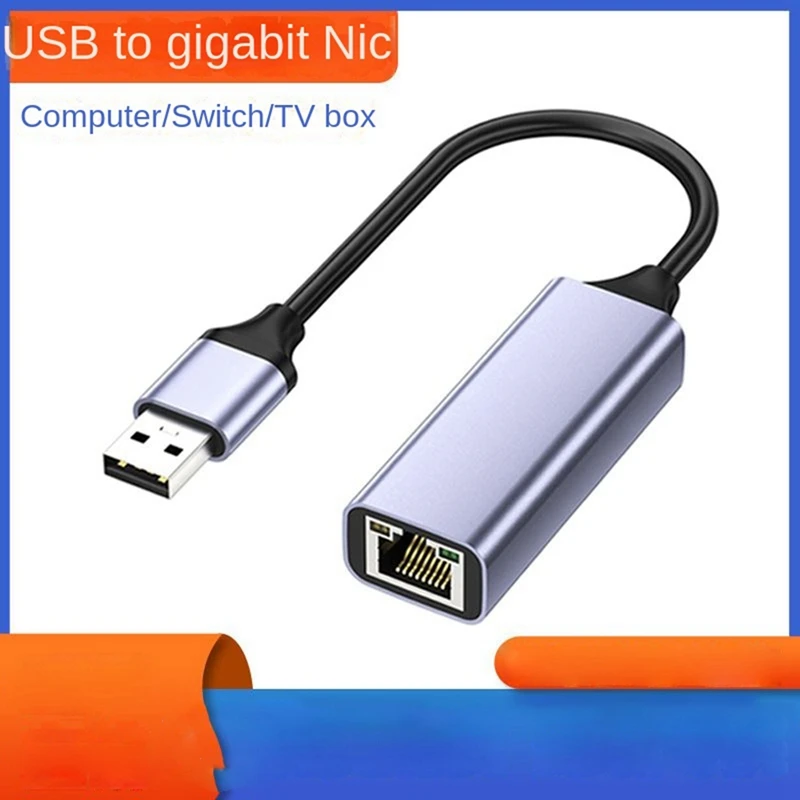 

USB к RJ45 сетевой адаптер USB 1000 для ПК интернет USB Мбит/с подходит для ноутбука/ТВ-приставки