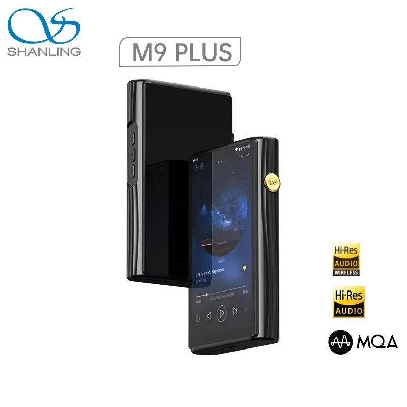 SHANLING M9 PLUS MP3 Player HIFI Portable Hi-Res MP3 Music Player Hi-Res Audio Player DAP Android 10 LHDC 5.0 MQA DAC DSD1024