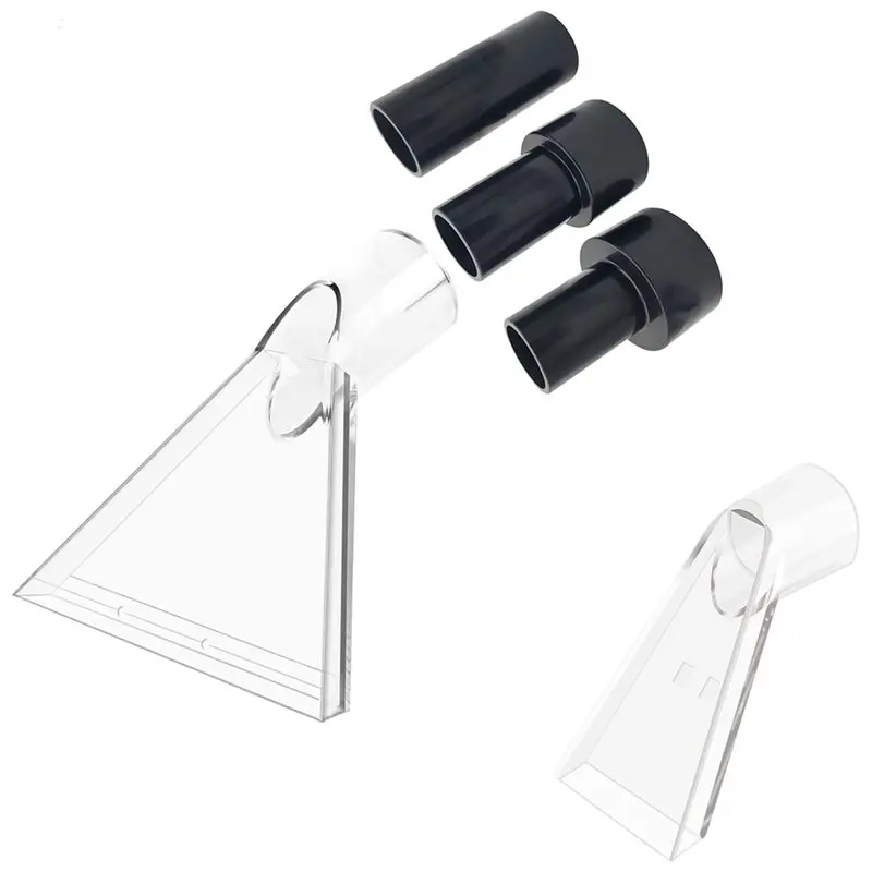 y59a-ソファカーペットクリーニングノズル、透明なアタッチメントツールと2-1-2インチ、1-7-8インチ、1-1-4インチのアダプター付き掃除機用