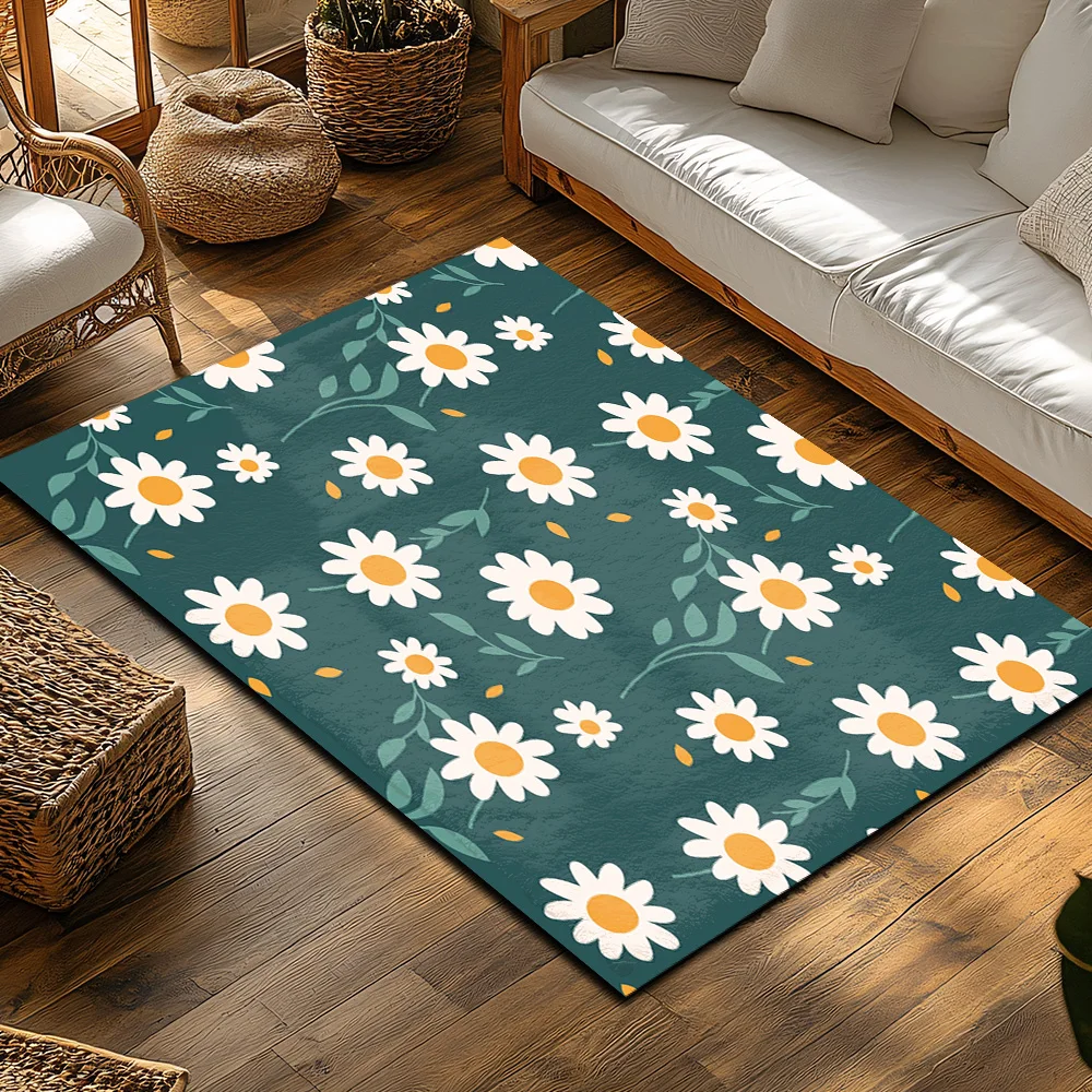 ممسحة الأزهار داخلي في الهواء الطلق ترحيب حصيرة قابل للغسل مدخل البساط عدم الانزلاق ديكور المنزل المطبخ الكلمة حصيرة مزرعة نمط لهجة #4