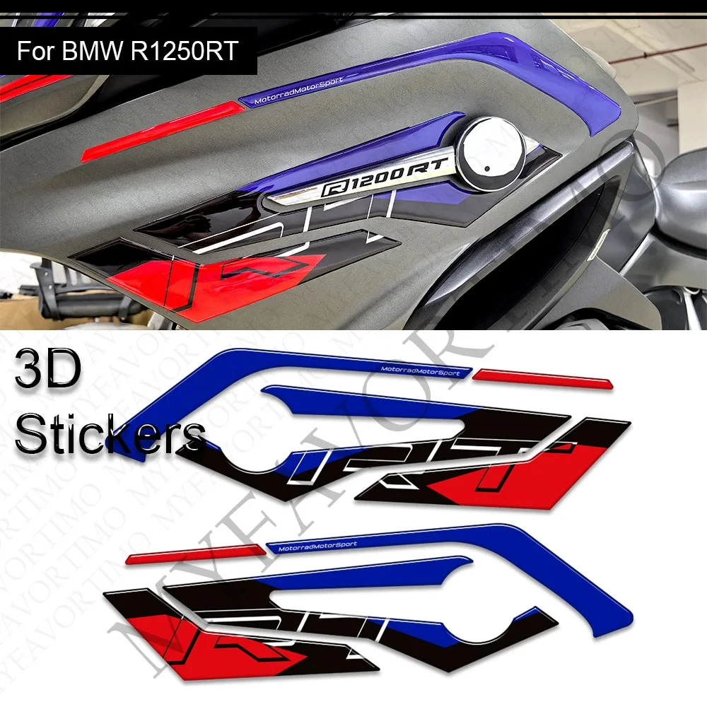 دراجة نارية لسيارات BMW R1250RT R 1250 RT جذع الأمتعة حالات حامي خزان وسادة القبضات عدة عجلات الركبة ملصقات الشارات هدية الحاجز #5