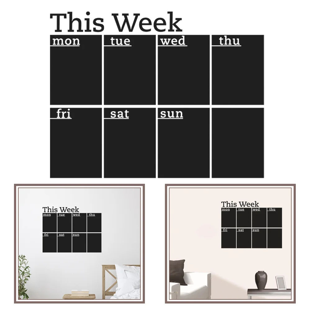 

Self Adhesive Chalkboard Sticker 45x58cm for Wall School Home Weekly Plan Board Cute Aesthetic Supplies