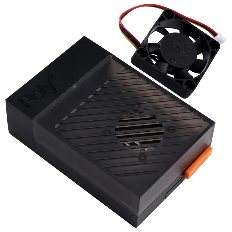 M01K For Raspberry Pi 5 Case With Cooling Fan Enhanced Protection Durable Design Easy Assembly Perfect Fit Black