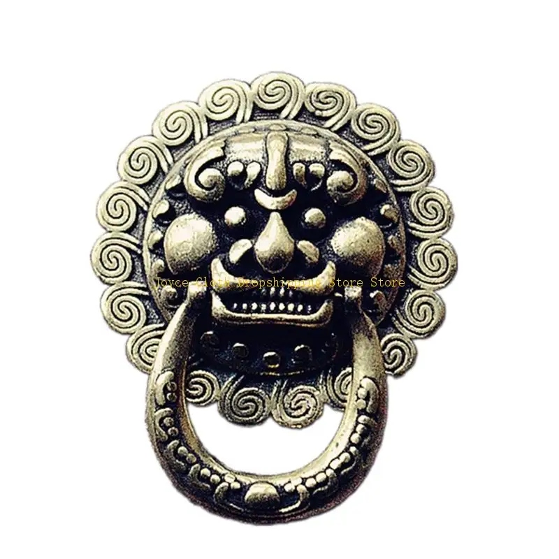 

Distressed Brass Buckle Hardware For Leather Crafting Retro Design Clothing Fastener Component 10CD