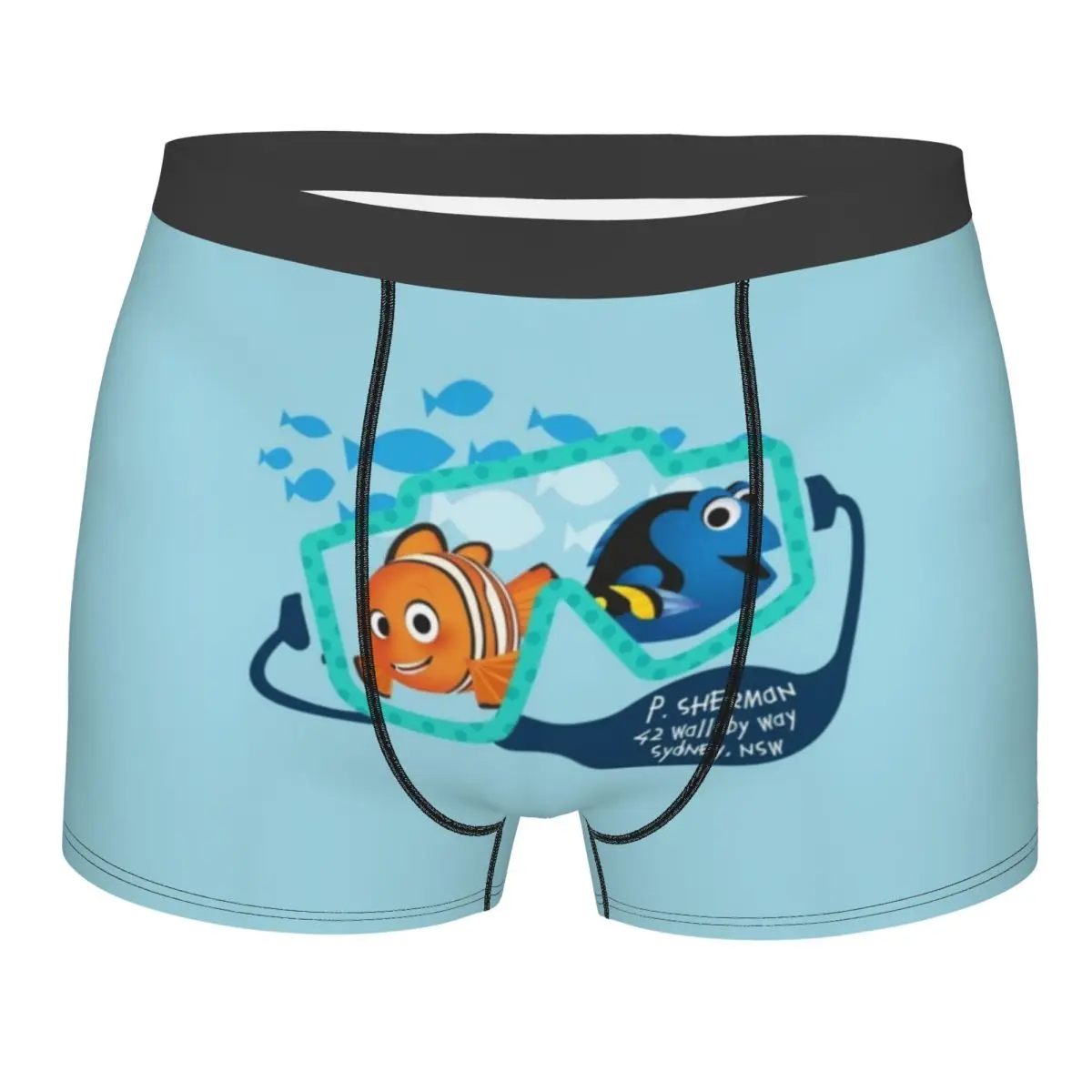 

Нижнее белье Nemo на заказ, мужские дышащие трусы-боксеры, шорты, мягкие трусы для мужчин