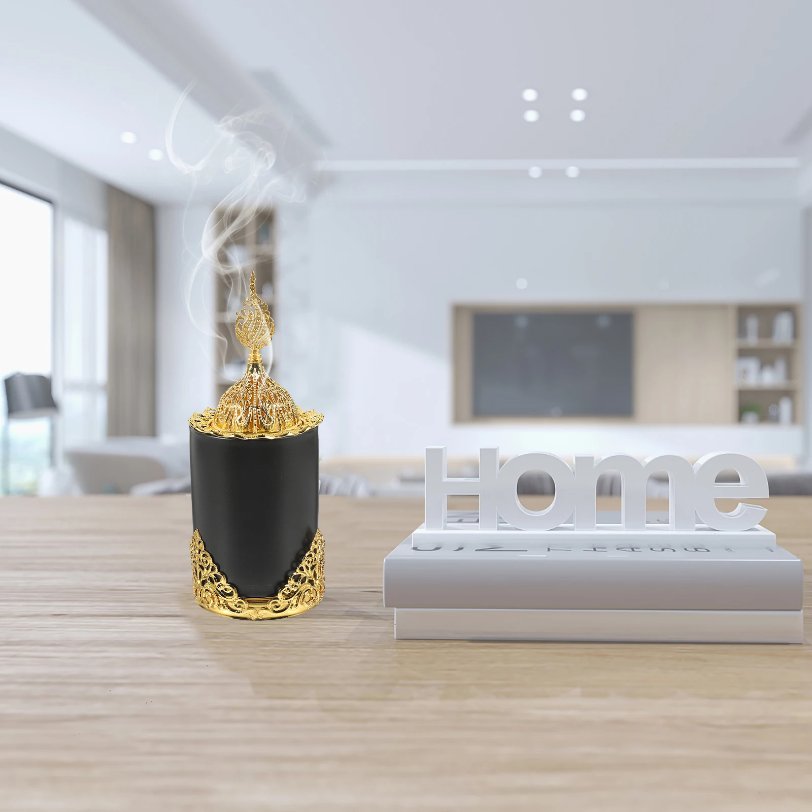 

Ceramic Incense Burner Premium Metal Aroma Therapy Home Decor Exquisite Gift Design Simple Mysterious Feeling Bedroom Yoga