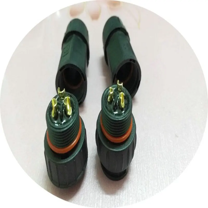 5PCS Power cord quick connector m19-2-core 3-core 4-core aviation plug male and female quick plug waterproof IP67