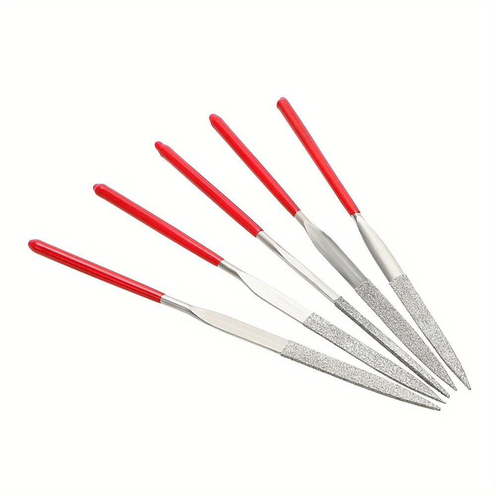 10Pcs Diamond Needle File Set For Jewelry Metal Wood Ceramic Glass Stone Craft Sharping Working Hand Carving Tool image 3