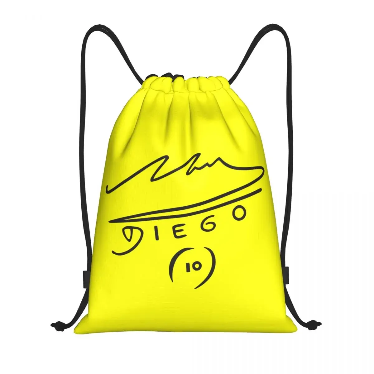 Custom Diego Armando DIOS Drawstring Backpack Bags Lightweight Maradonas Argentina Soccer Legend Gym Sports Sackpack Sacks For