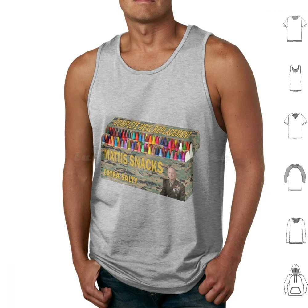 Mattis Snacks Gold Edition Tank Tops Print Cotton Usmc Marines Marine Corps United States Marine Corps Veteran