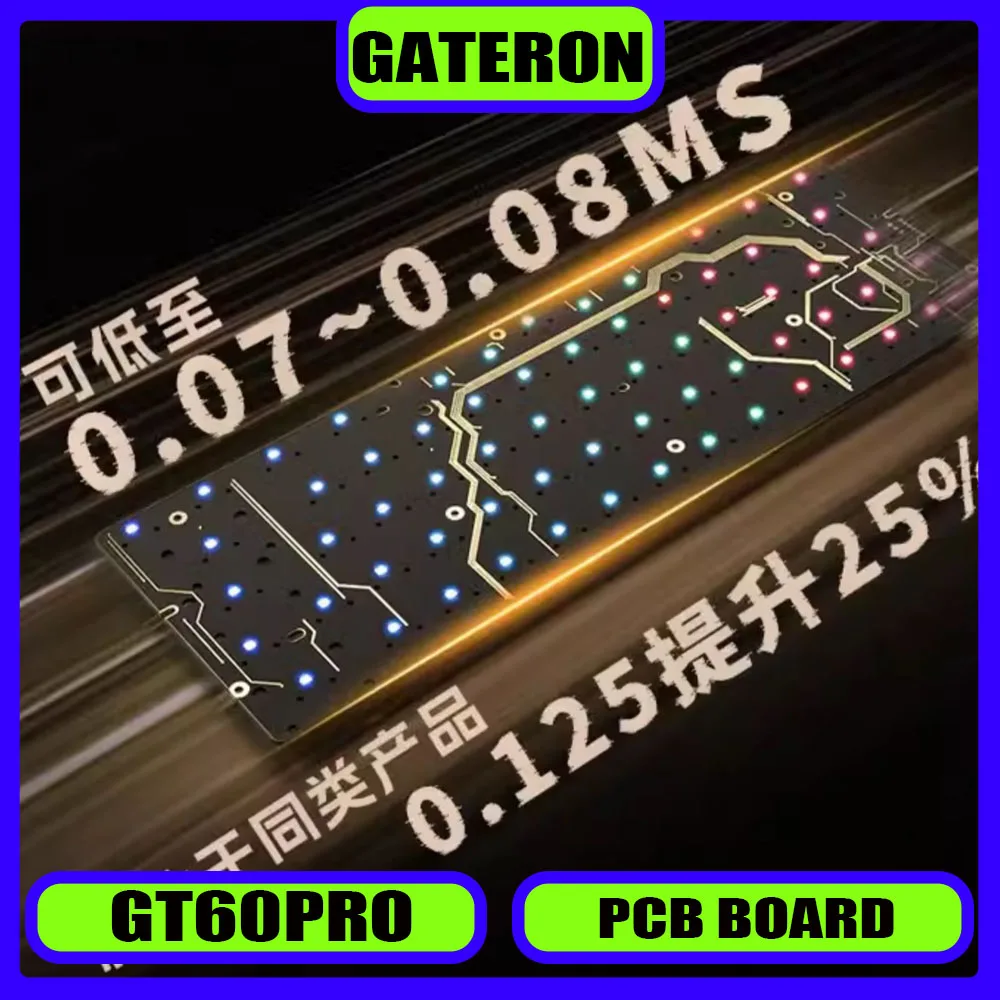 

GATERON GT60 PRO Customized Magnetic Switch Keyboard PCB VALORANT Mice & Keyboard 8K Fine Tuning Driver RT Gaming Keyboard New