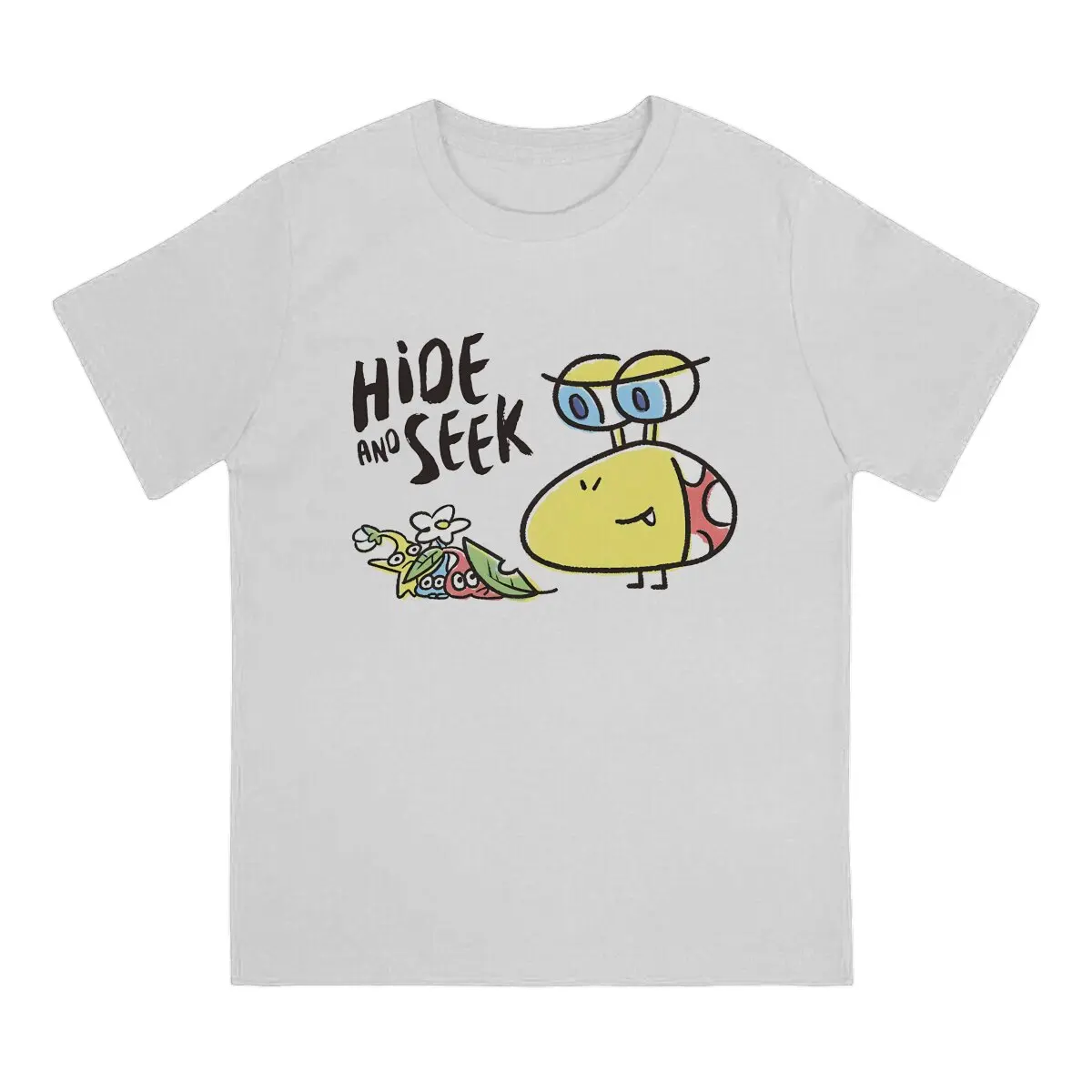 Hide And Seek Style Polyester TShirt Pikmin Colorful Game Top Quality New Design Gift Clothes  T Shirt Stuff