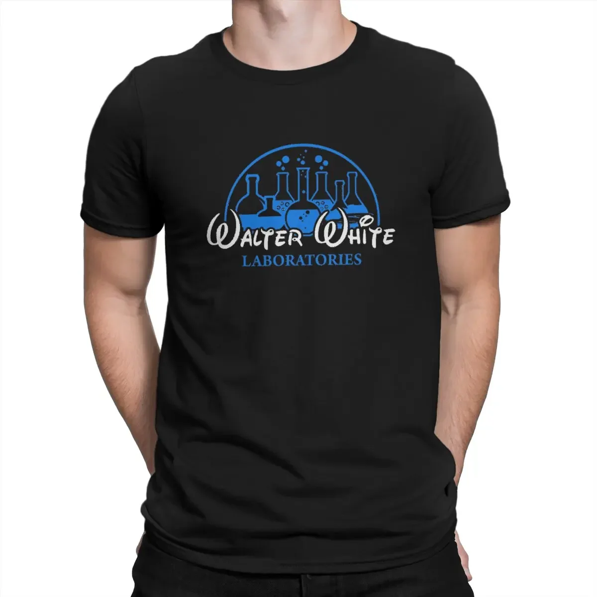 Breaking Bad Walter White Polyester T Shirt Vintage Grunge Men's Tshirt O-Neck  Men Clothing