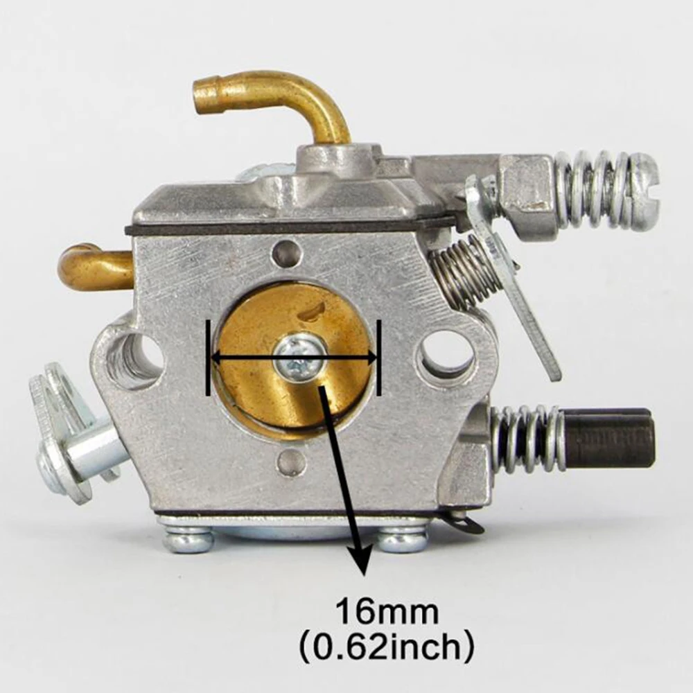 Carburetor Fit for MP16 MP16-7 52Cc Chainsaw 2 Stroke Engine 4500 5200 5800 Chainsaw Lawn Mower Garden Tools Tube